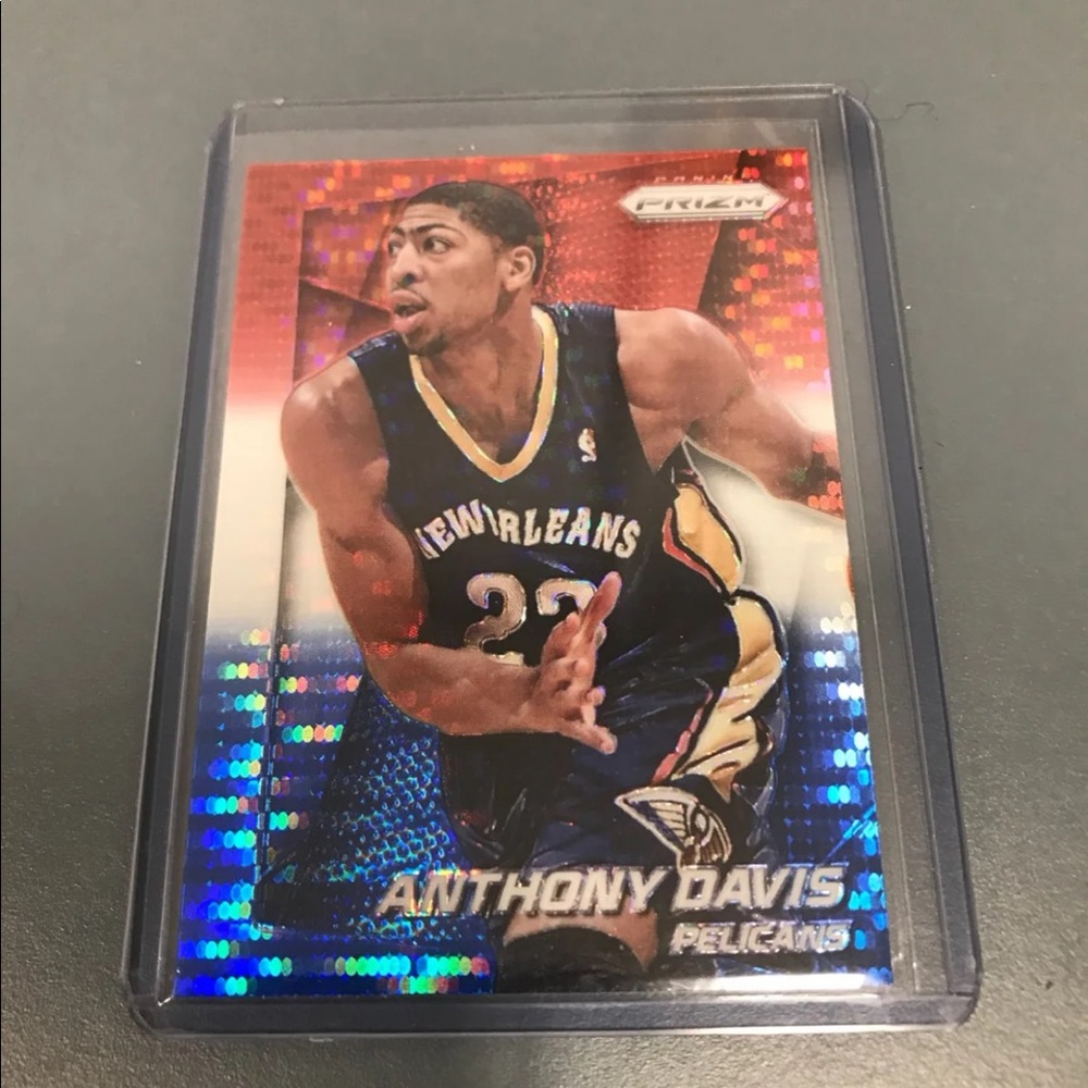 Prizm Pulsar red whit blue Anthony Davis